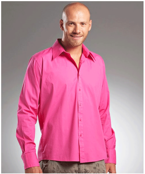 Casual overhemd Manhatten roze