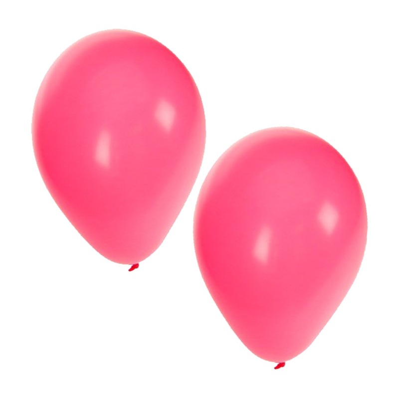 Roze party ballonnen, 100 stuks